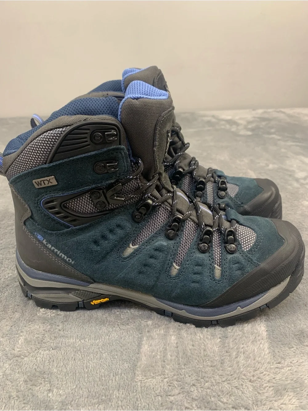 Karrimor Women’s Lynx Leopard Ladies WTX NVY Navy Blue Hiking Boots Womens 8